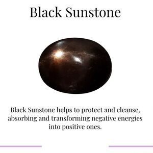 Robin's Nest Jewels Black Sunstone Pendant